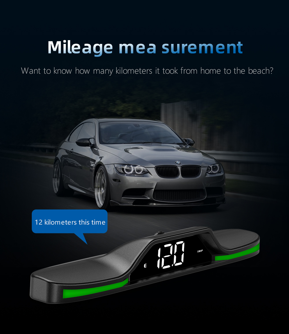 G15 Head up Display Car Computer Electronic Speedometer Speeding Alarm Clock Display Auto Tools GPS HUD For All Car