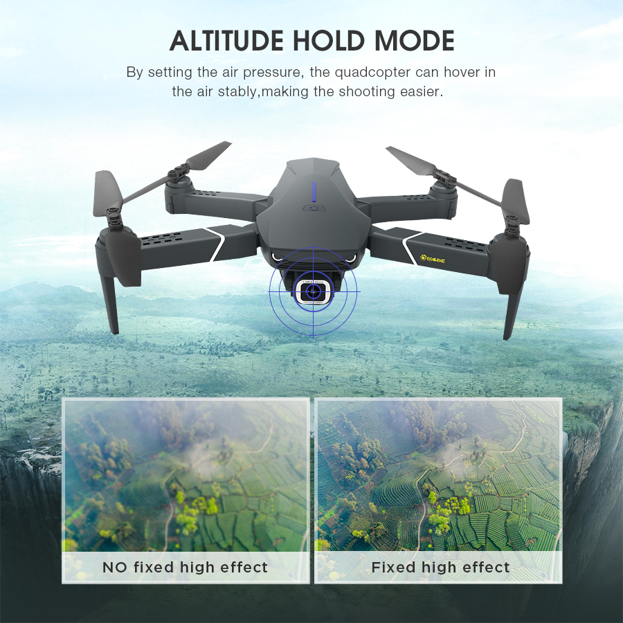 Eachine E520 WIFI FPV With 720P HD Wide Angle Camera High Hold Mode Foldable RC Drone Quadcopter RTF