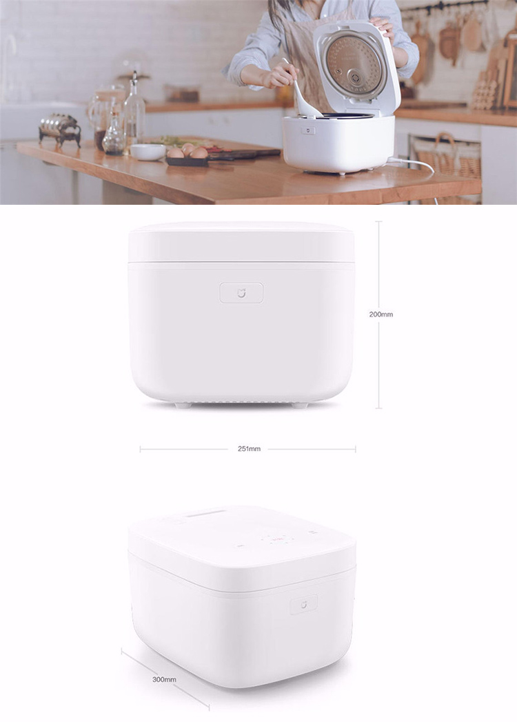 XIAOMI Mijia IH-FB01CM 3L Smart Electric Rice Cooker Alloy Cast Iron IH Heating Cooker for Kitchen with APP WiFi Control 18