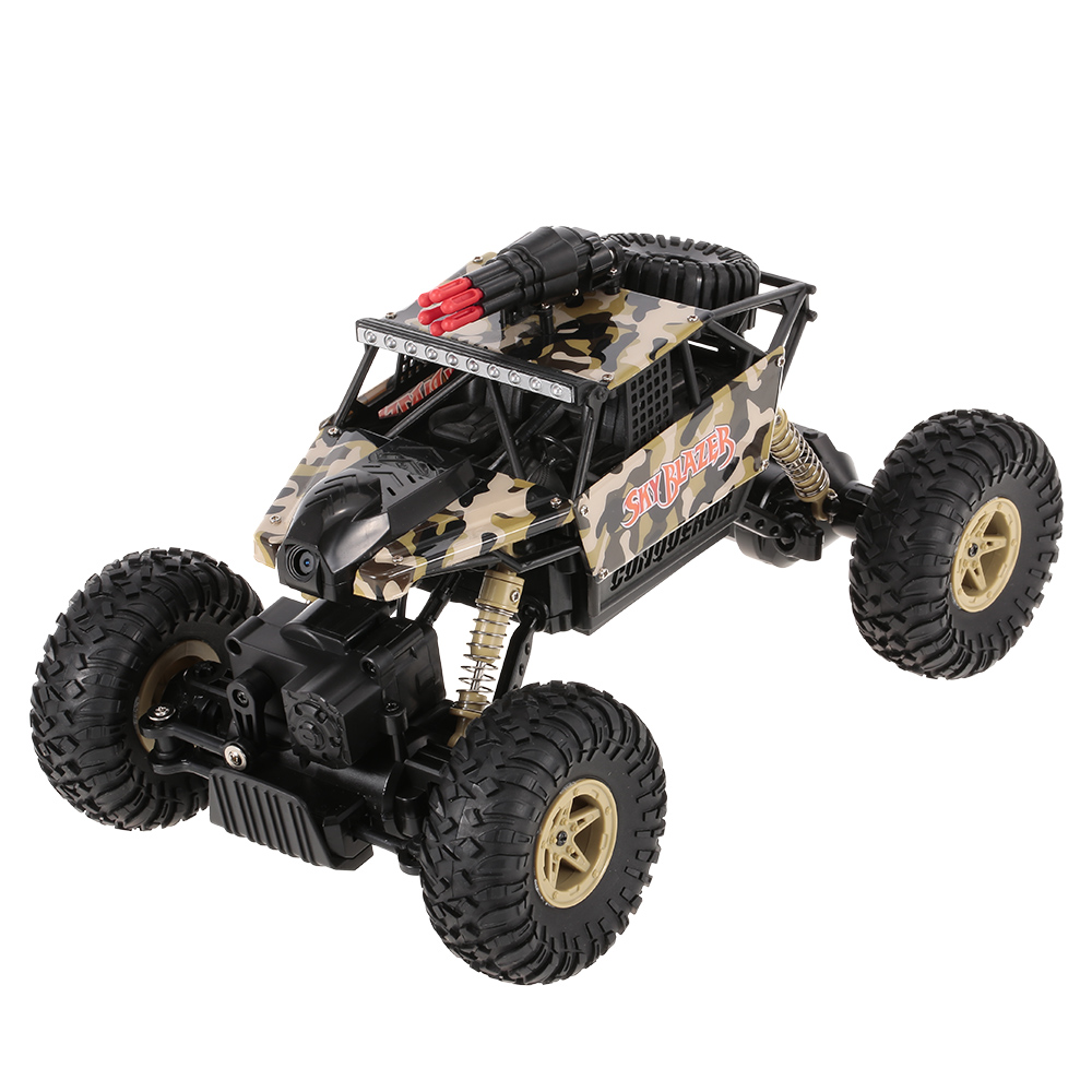 Wltoys 18428-A 1/18 2.4G 4WD Missile Rc Car With 0.3MP WIFI FPV Off-road Rock Crawler RTR Toy - Photo: 4