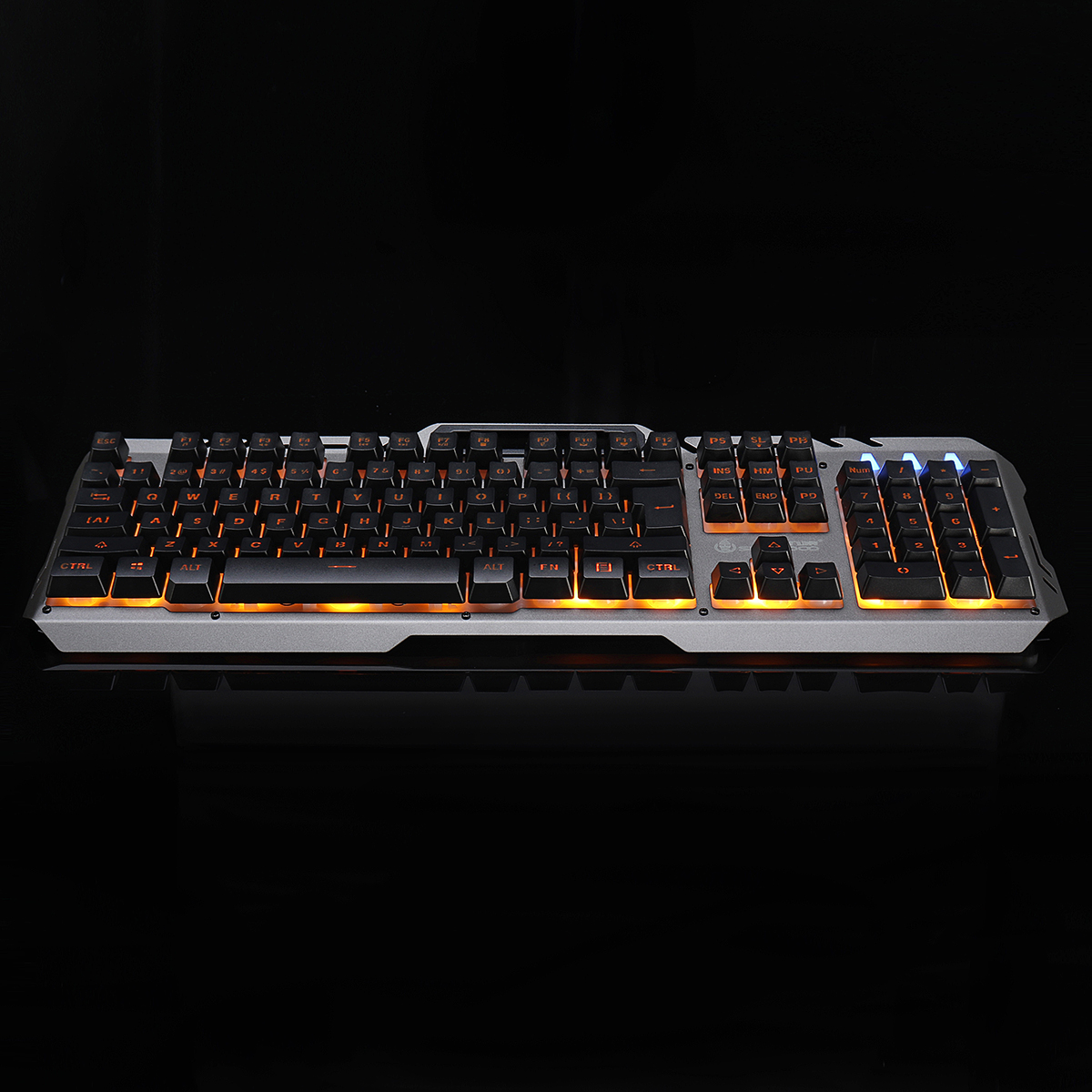104 Key USB Wired Backlit Mechanical Handfeel Gaming Keyboard with Phone Support 7