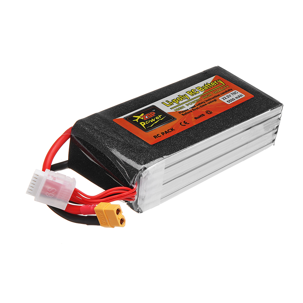 ZOP POWER 22.2V 5500mAh 70C 6S Lipo Battery With XT60 Plug For RC Models - Photo: 2