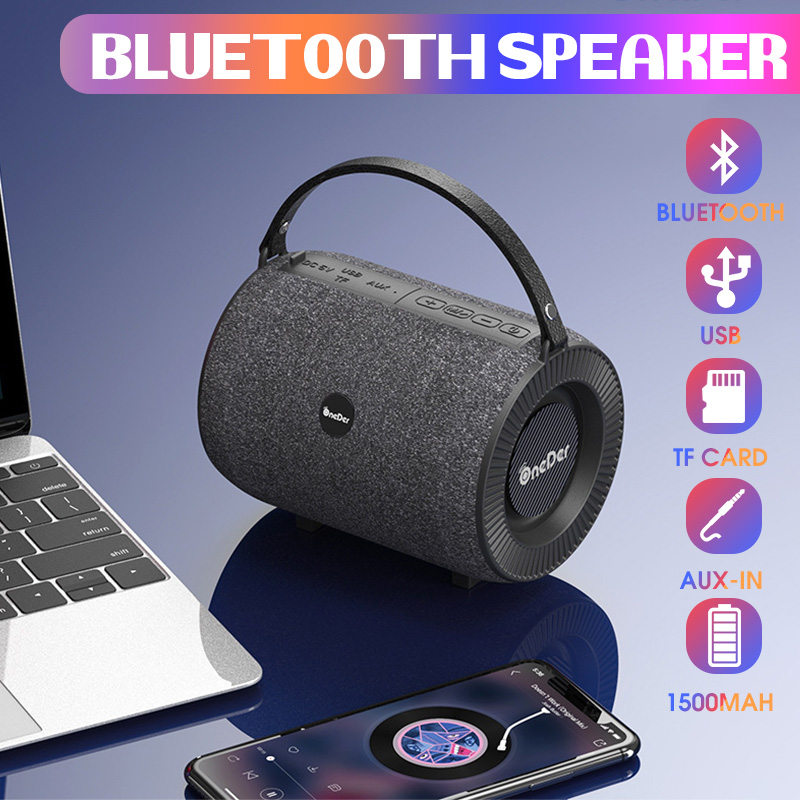 OneDer V3 HiFi Wireless bluetooth Speaker Stereo TF Card AUX Portable Outdoor Speaker with Mic