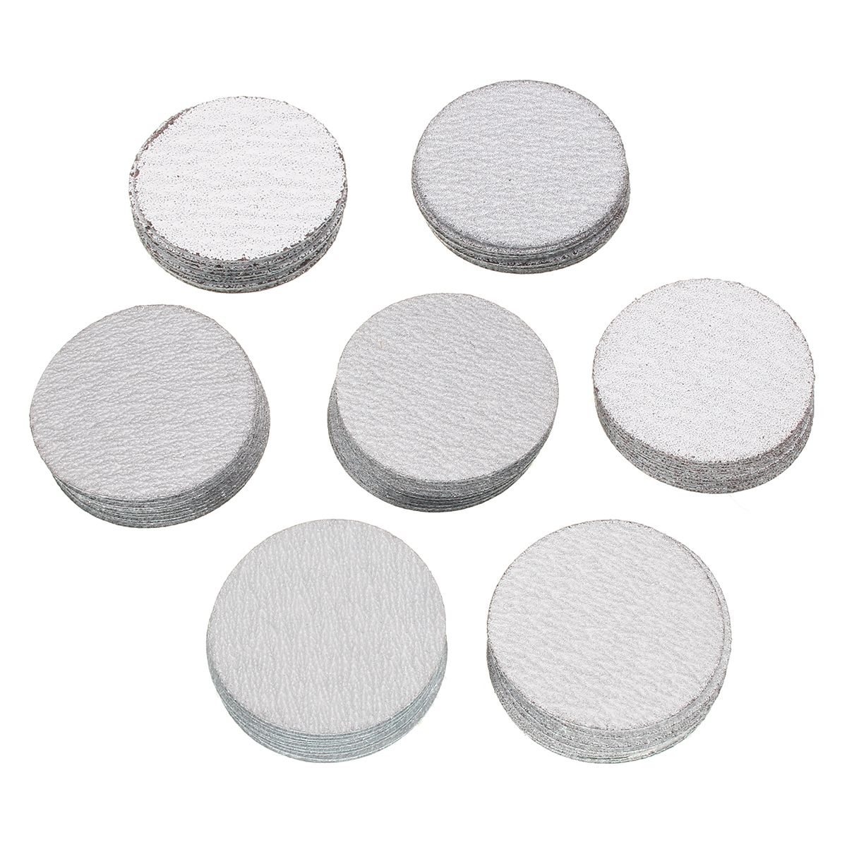 

70pcs 80-600 Grit 75mm Sanding Discs 3 Inch Abrasive Sand Discs SandPaper