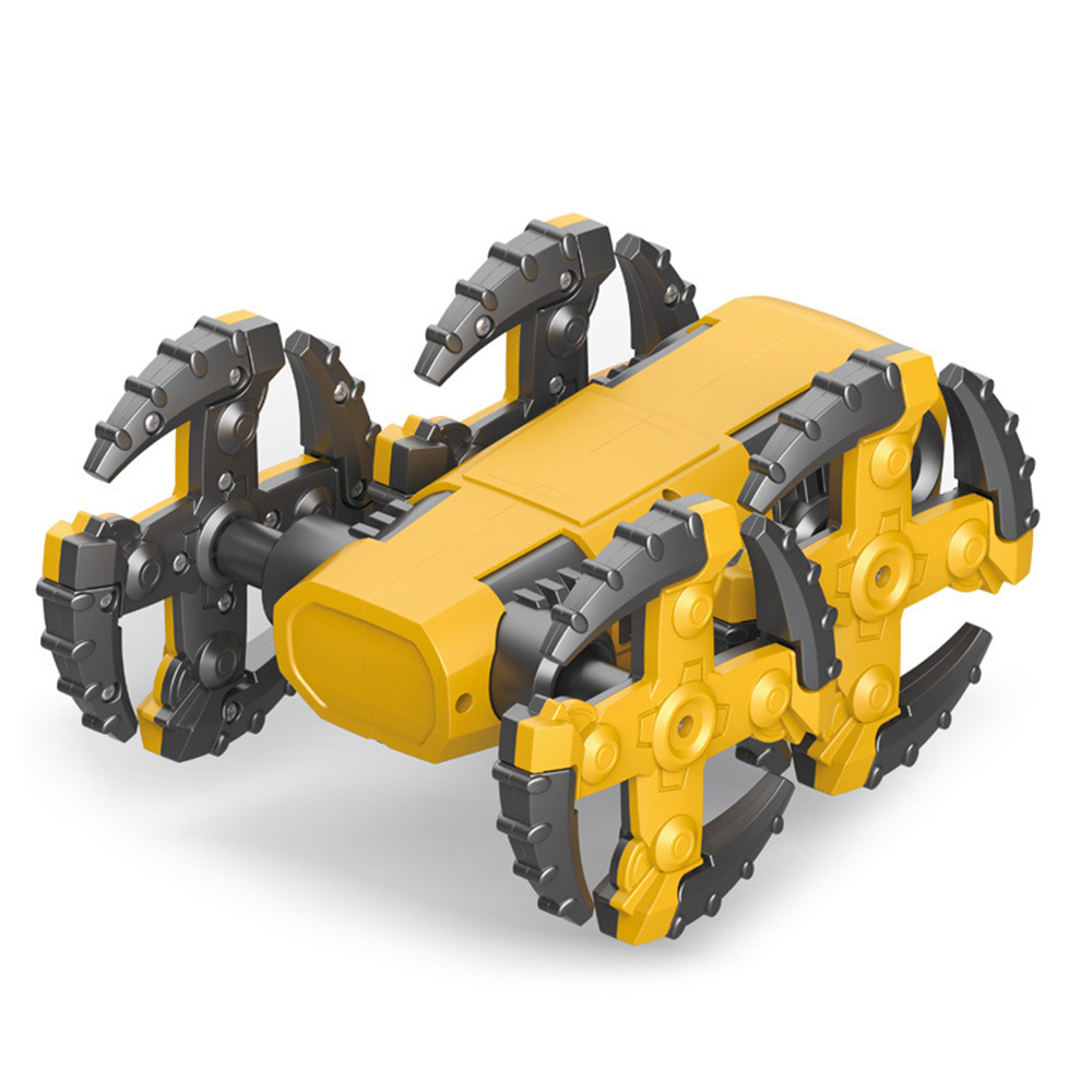 STEM DIY Building Block Assembly Intelligent Robot Dog Gesture Sensing Obstacle Avoidance Robot Dog Children Electric Toys