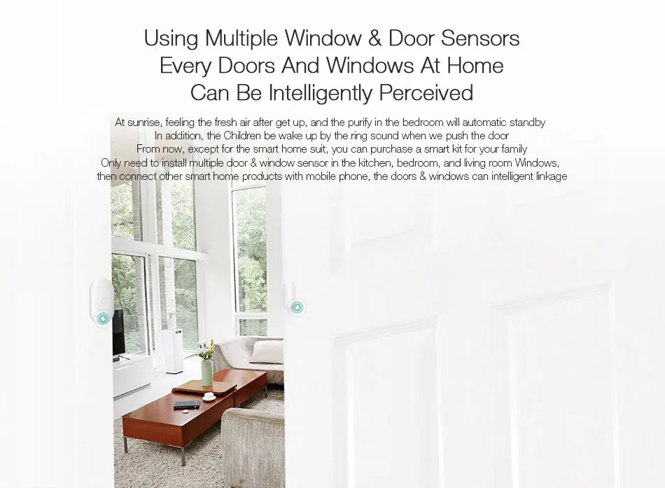 Bộ điều khiển cảm biến cửa và cửa sổ thông minh chính hãng Xiaomi Mijia Bộ phụ kiện thông minh