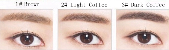 3 Colors Air Cushion Eyebrow Cream Waterproof Not Blooming Eye Brow Enhancers Makeup Gel