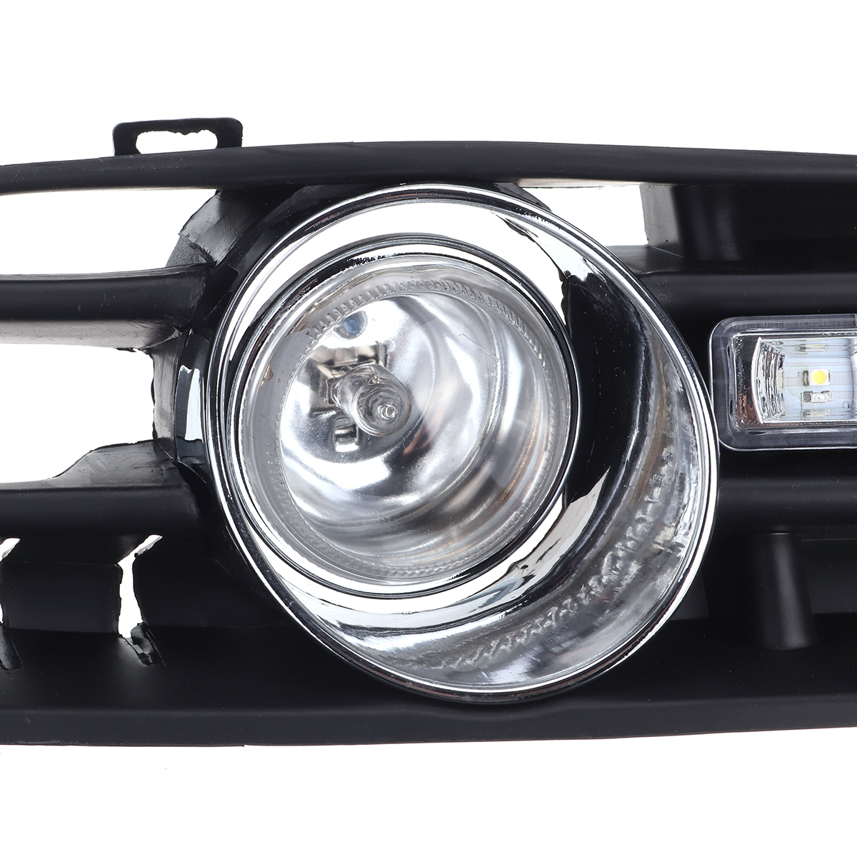 Luzes de nevoeiro da grade do amortecedor dianteiro do carro DRL lâmpada de condução com interruptor e arnês para VW Golf MK4 1997-2006 