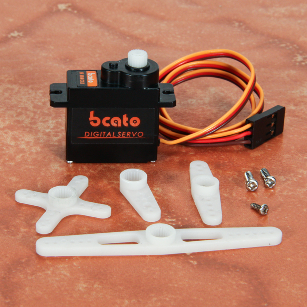 Bcato S08D II 13g 4.8-6.0V Plastic Gear Micro Digital Servo for RC Airplane Car Robot