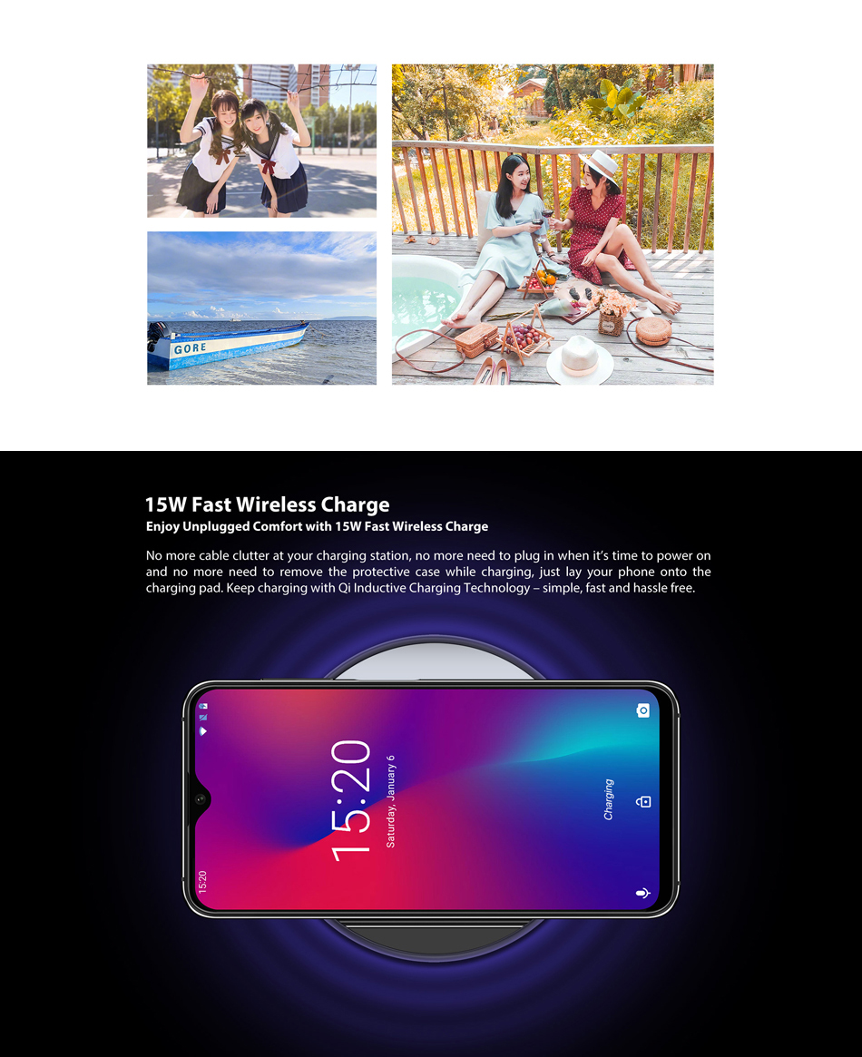 UMIDIGI One Max 6.3 Inch Global Bands 4150mAh NFC 4GB RAM 128GB ROM Helio P23 4G Smartphone