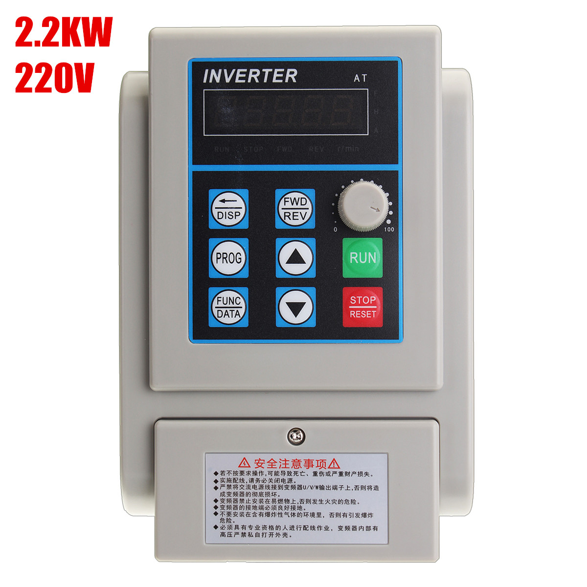 2.2kw 220v AC 12a Single Phase Variable Speed Control Drive Frequency Converter for sale online 
