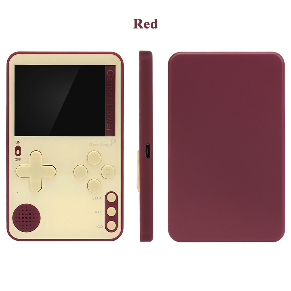 K10 500 Retro Games Ultra-thin Handheld Game Console 2.4 inch Color Screen Handheld Game Player