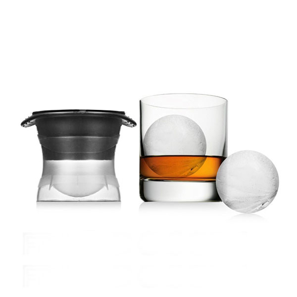 

KCASA KC-BW130 2.5 Inches Sphere Ice Molds Silicone Ice Ball Maker Creative Round Ice Cube Ball