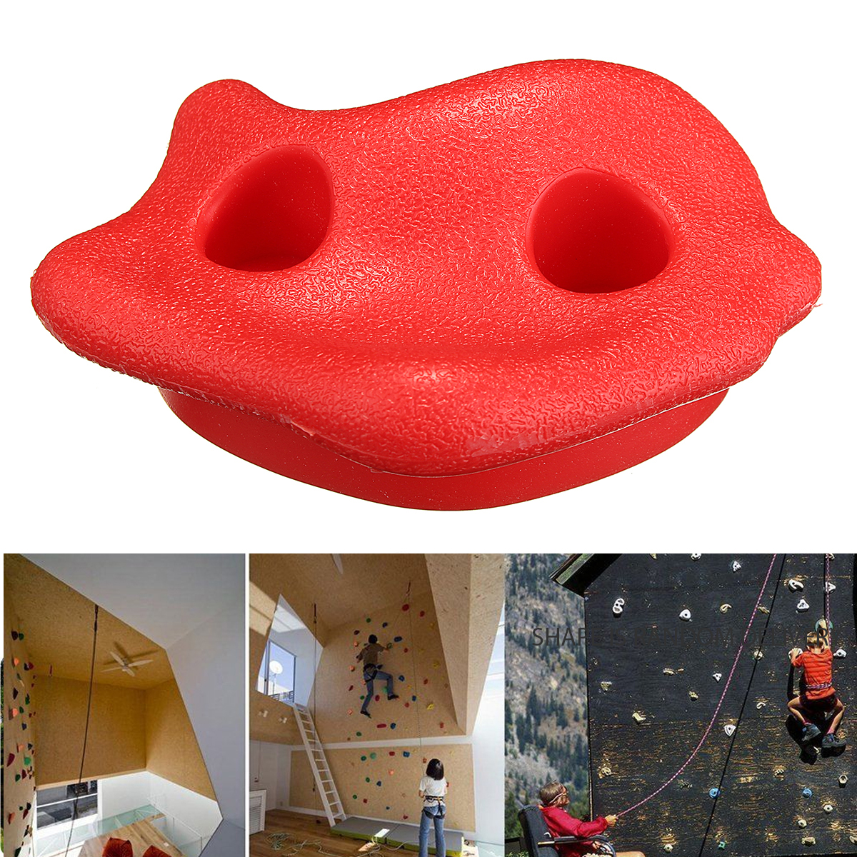Textured Climbing Holds Rock Wall Stones Holds Grip For Kids Indoor Outdoor