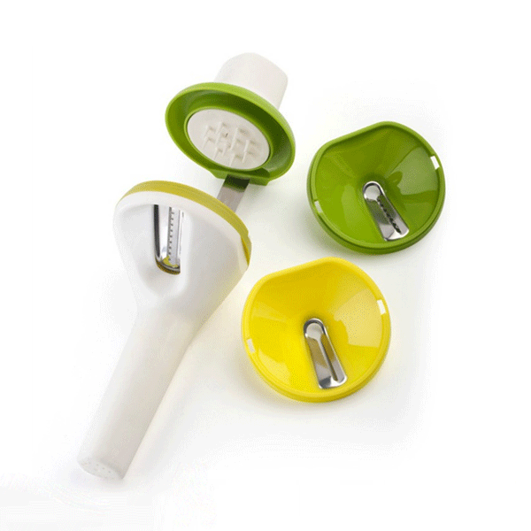 Honana CF-VS03 Vegetable Spiral Slicer With 3 Blades Handheld Veggie Julienne Slicer Cutter Grater