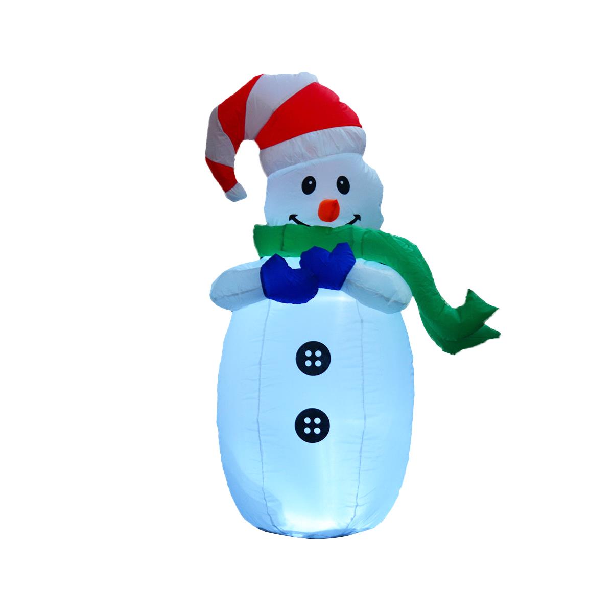 

1.2M Рождество Надувной Снеговик LED Украшения Игрушки На открытом воздухе Сад Огни