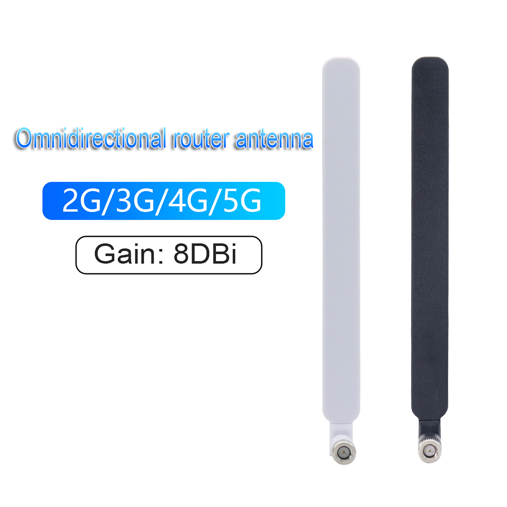 5G SMA Antenna 8 dbi Wireless Router WiFi External Antenna 600-6000MHz SMA Male Connector GSM Omnidirectional Antenna