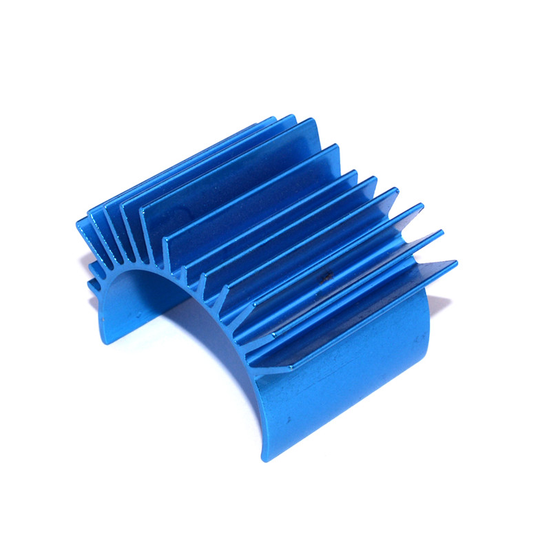 Dissipador de calor de alumínio azul do radiador do motor de TTO1 para as peças do carro de Rc do motor 540/550