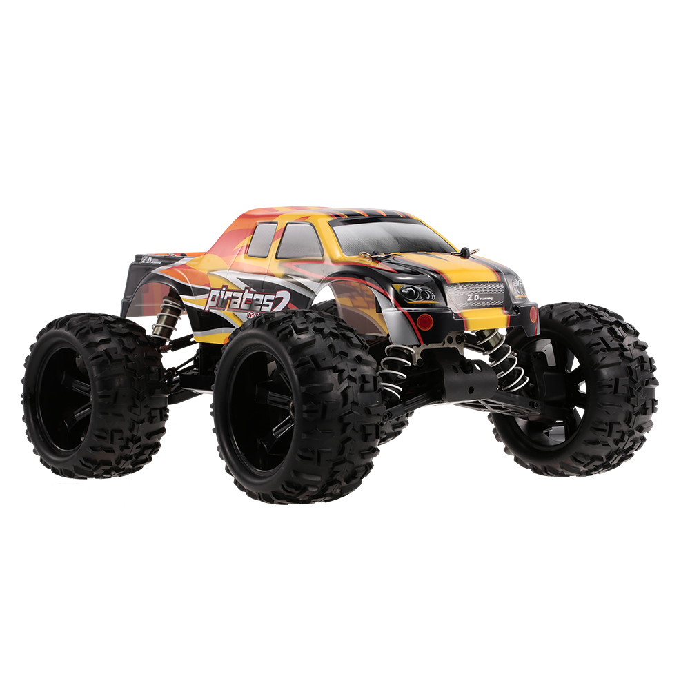 ZD Racing 08427 1/8 2.4G 4WD 80A 3670 Brushless Rc Car Monster Off-road Truck RTR Toy - Photo: 2