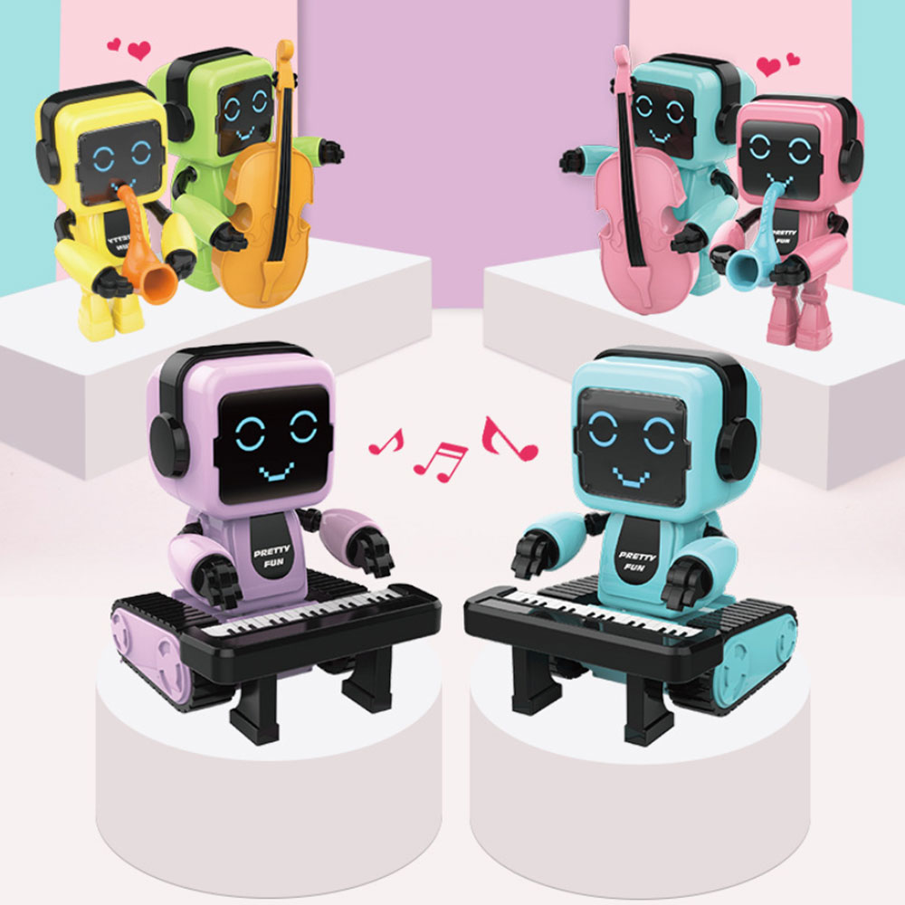 Mini Intelligent Robot Toy Remote Sensing Ensemble Band Swing Robot with Hi-fi Speaker - Photo: 6