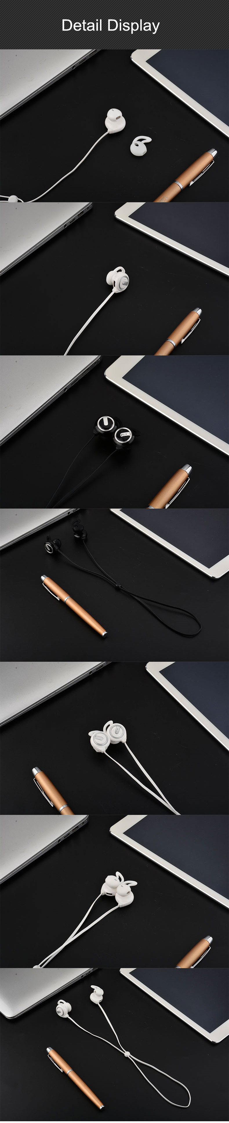 Sports Wireless Magnetic Bluetooth Bass Stereo Earphone Waterproof Handsfree Outdoor for Xiaomi 10