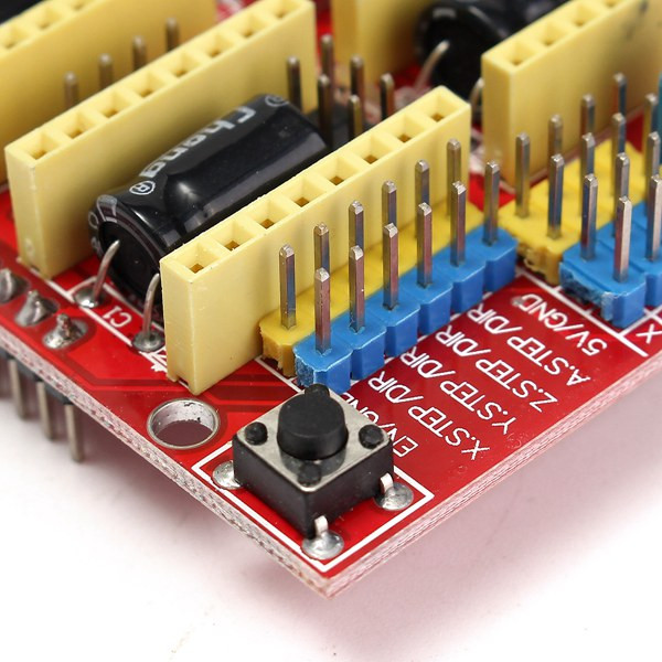 CNC Shield Board + 4Pcs A4988 Stepper Motor Driver For Arduino 3D Printer 12