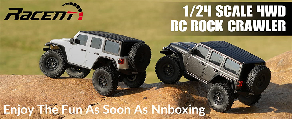 Volantexrc EXHOBBY 787-1 Two Batteries RTR 1/24 2.4G 4WD RC Car Rock Crawler LED Light Off-Road Climbing Monster Truck Vehicles Models Toys