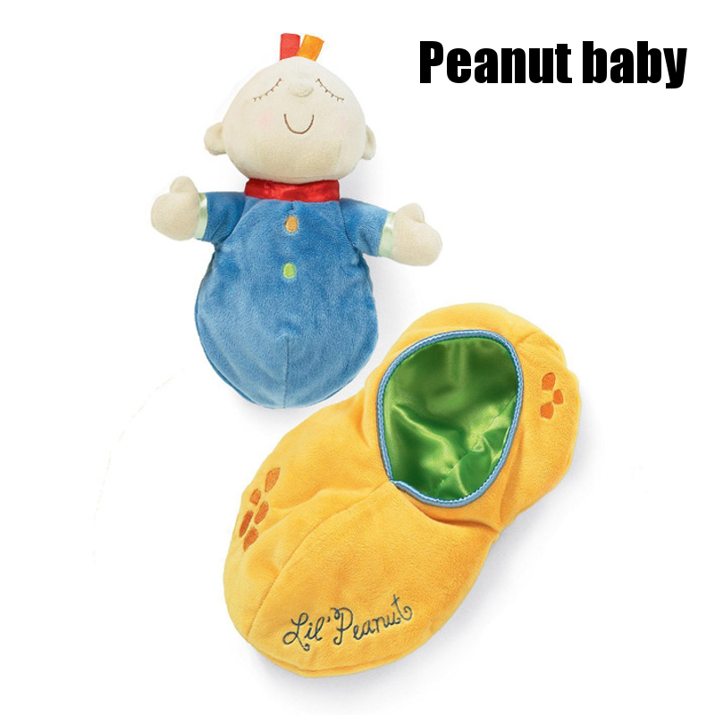 Newborn Bebe Cute Stuffed & Plush Toys kids Stuffed Pea Prince Doll Baby Sleeping Dolls 