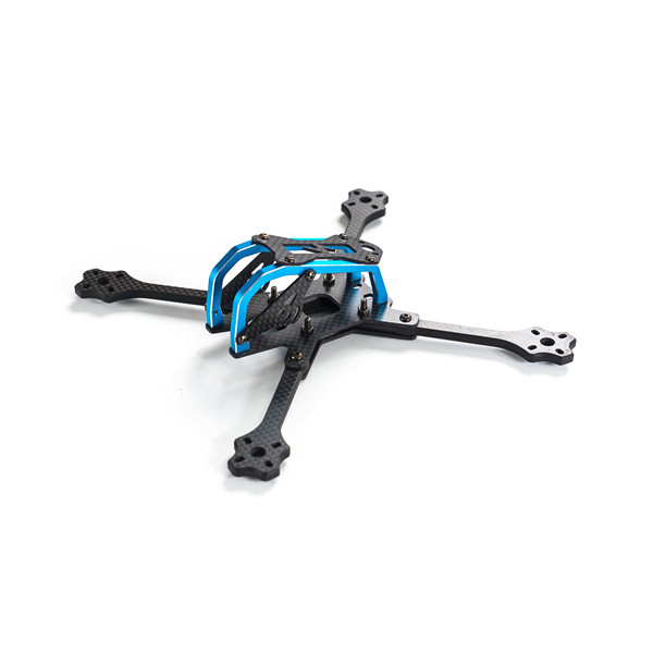 

TransTEC Lightning Race 215mm 4mm 3K Full Carbon Fiber Frame Kit Blue/Sliver for RC FPV Racing Drone