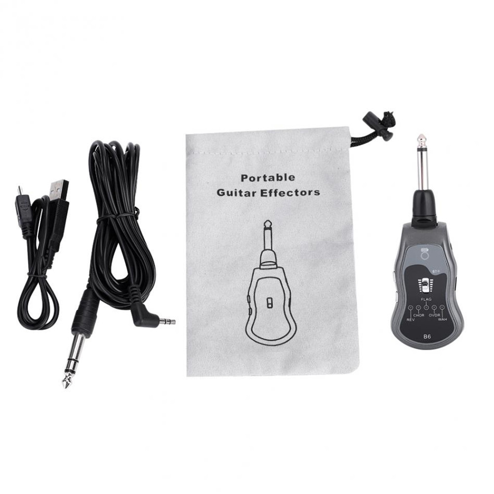B6 5 In 1 Guitar Effects Portable bluetooth Transmitter Guitar Effector for Electric Guitar 21
