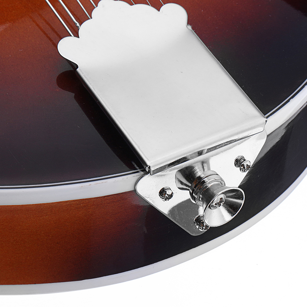 Classic Sunburst F Modle 24 Frets 8 String Paulownia Wood Mandolin With Case 21