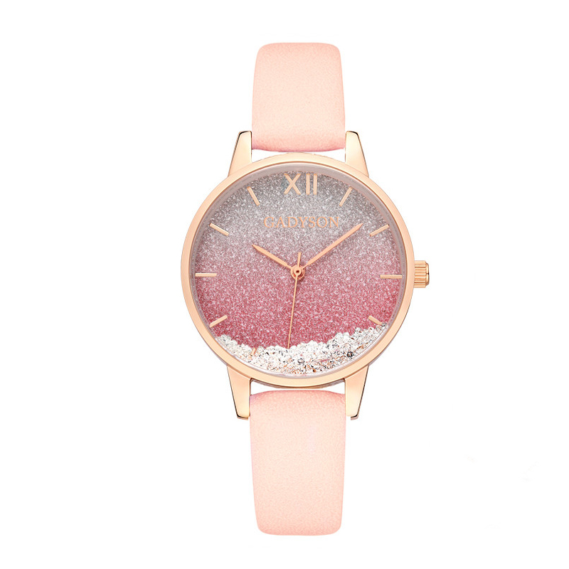 Relógio feminino da moda GADYSON A0901 relógio de quartzo feminino elegante com mostrador criativo