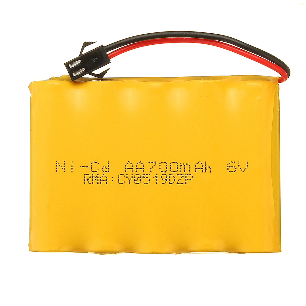 

JJRC 6V 700mAh 5C Ni-cd Battery SM Plug for Q63 Q64 1/16 2.4G 6WD Rc Car