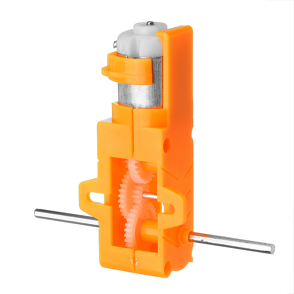 1:28 Transparent/Blue/Orange Hexagonal Axis 130 Motor Gearbox for DIY Chassis Car Model 16