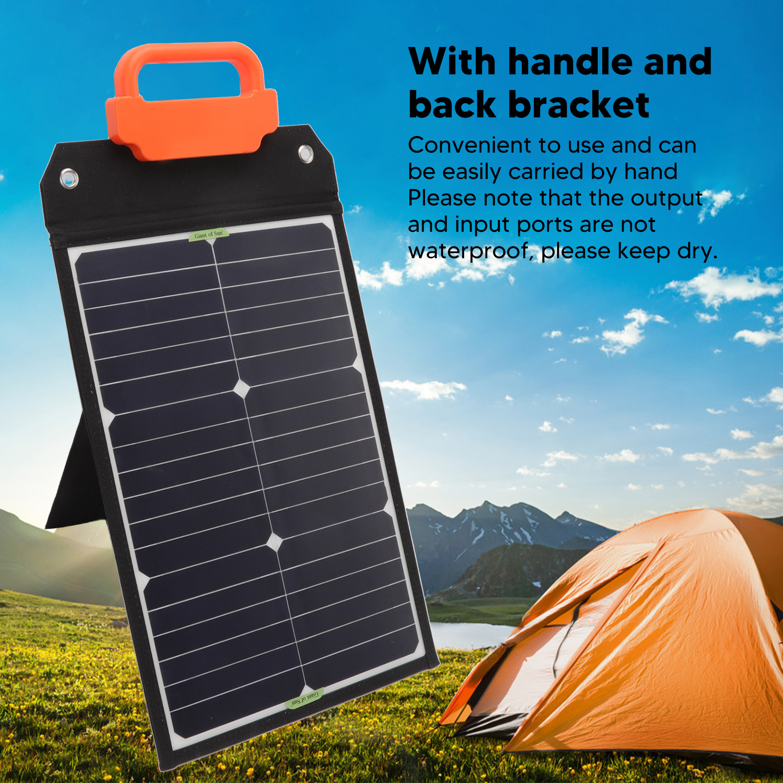 Portable Solar Panel 50W 18V Solar Battery Charger Foldable with DC Output PD Type-c QC3.0 QC2.0 PD AFC FCP SFPP Solar Generator