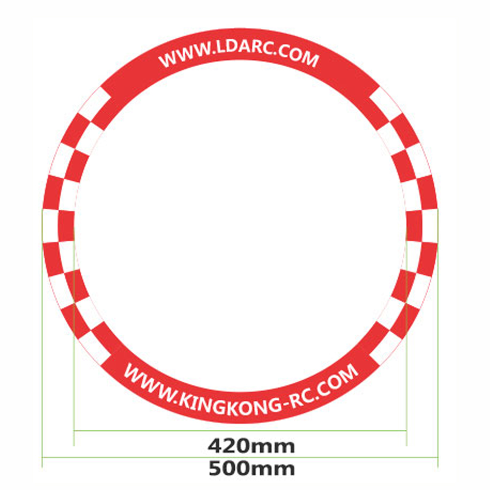 KINGKONG/LDARC 500mm Flying Racing Gate Door for RC Drone Game Competition