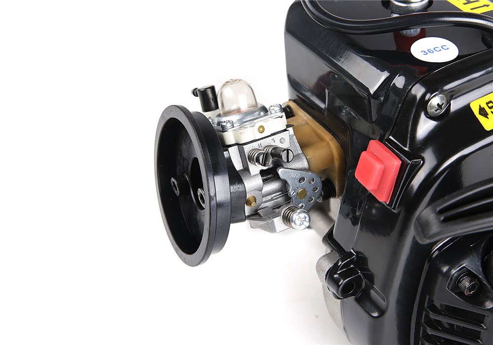Rovan 810241 810242 36cc Double Ring Gas Engine 4 Bolt w/ Walbro1107 Carb NGK Spark Plug for Baja LT 1/5 RC Car - Photo: 3