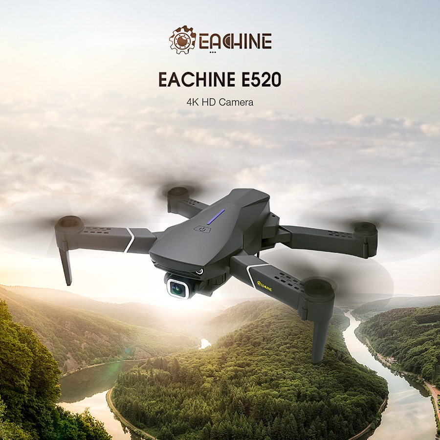 Eachine E520 WIFI FPV With 720P HD Wide Angle Camera High Hold Mode Foldable RC Drone Quadcopter RTF