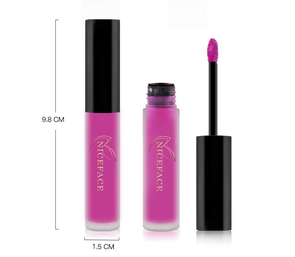 NICEFACE Matte Liquid Lipstick Makeup Lip Gloss Long Lasting Waterproof Lips Cosmetics
