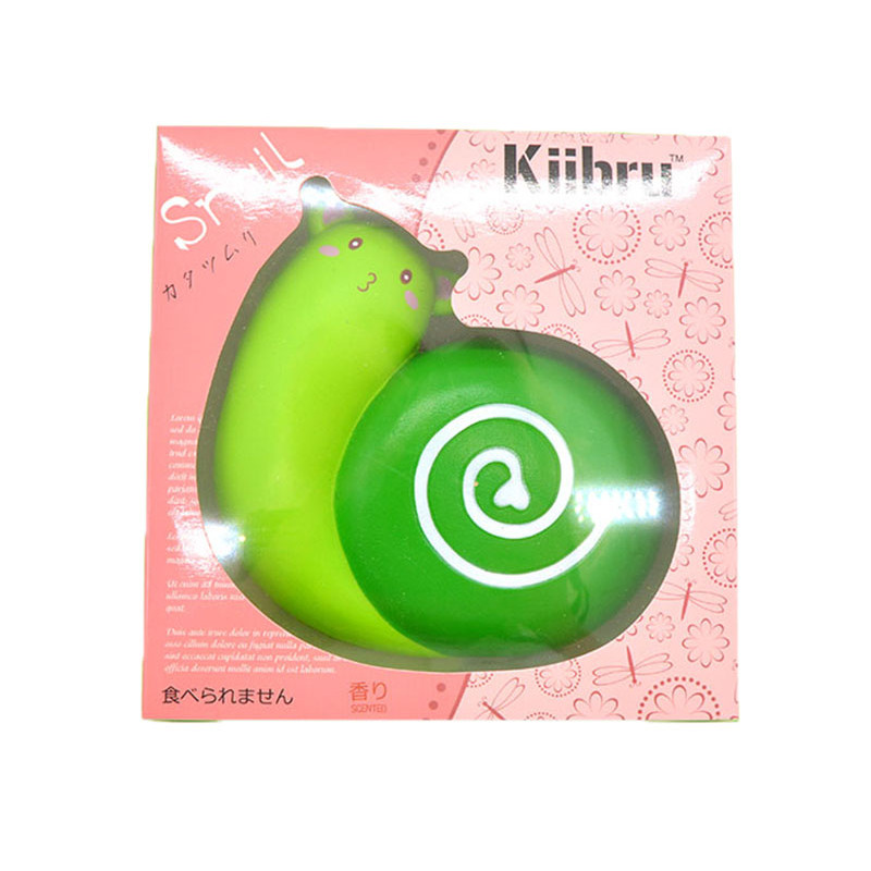 Kiibru Squishy Snail Jumbo 12cm Licensed Slow Rising Scented Original Packaging Collection Gift Decor Toy