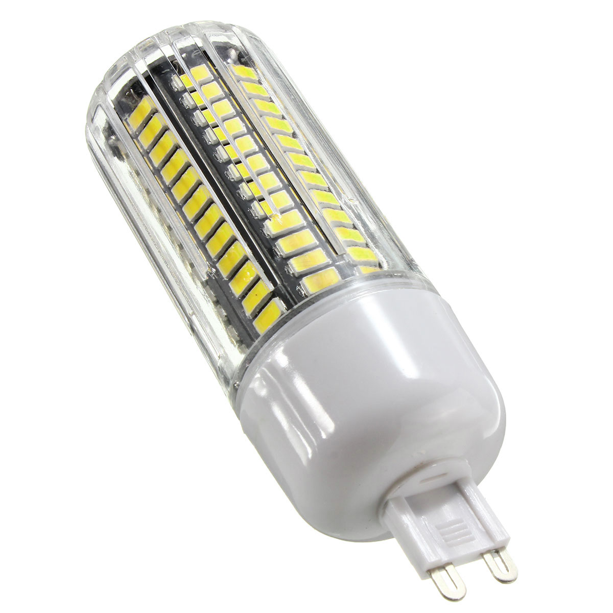 E14 E12 B22 GU10 G9 E27 LED 9W 105 SMD 5730 Warm White White Fire Cover Corn LED Bulb Light AC220V