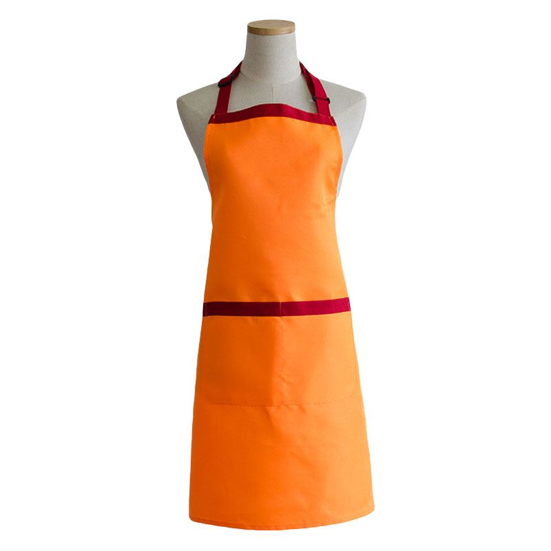 O dobro do avental Honana ajusta o poliéster de múltiplos propósitos da cozinha do bloco da cor da curvatura