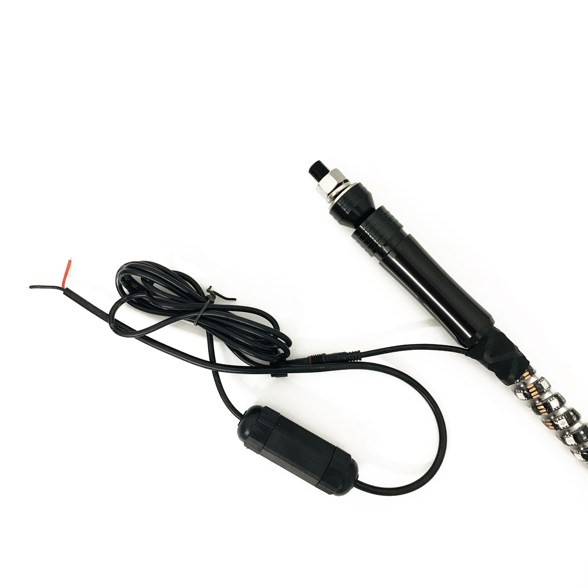 3/4/5FT RGB Lighted Antenna LED Light Whip Flag For SUV ATV RZR UTV Xmas