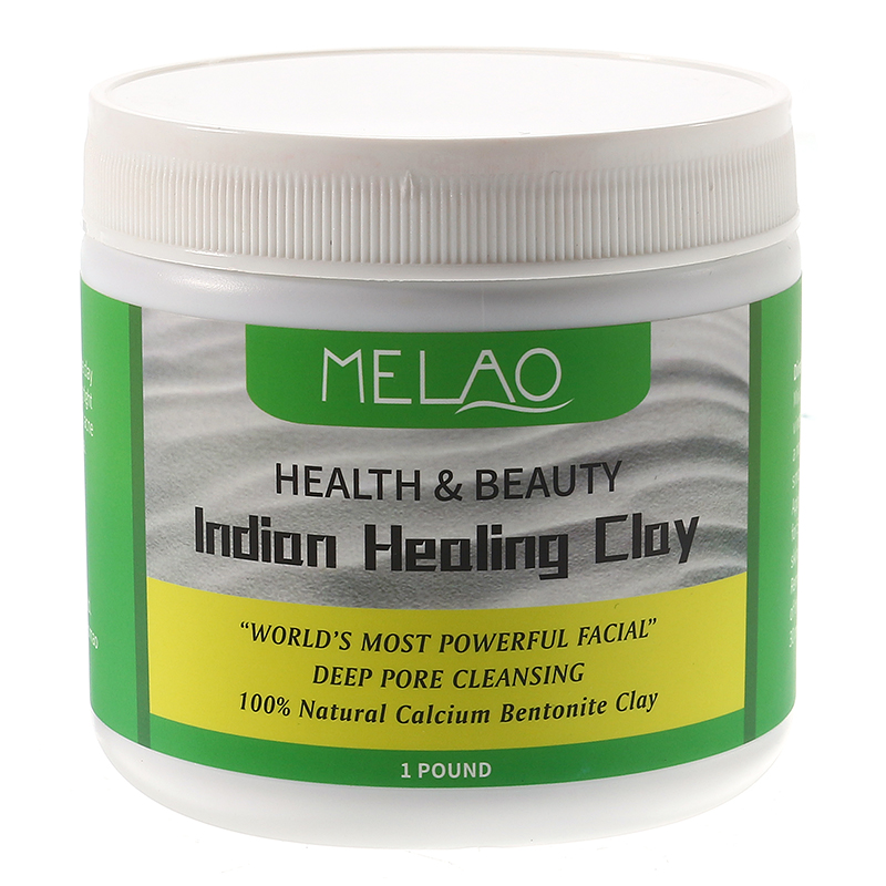 Melao Natural Indian Healing Clay Facial Mask Powder
