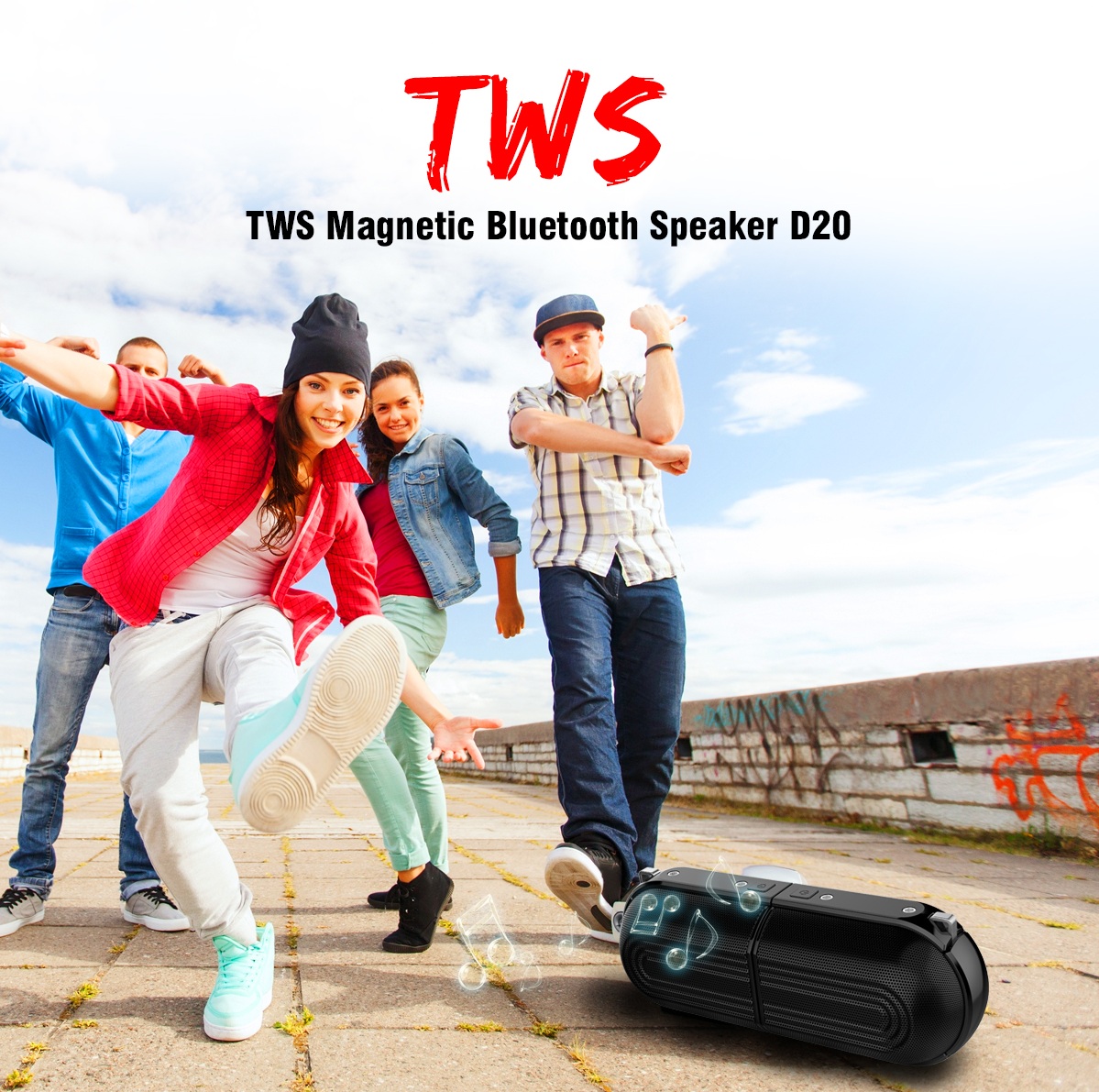 Magnetic Bluetooth Speaker 20W