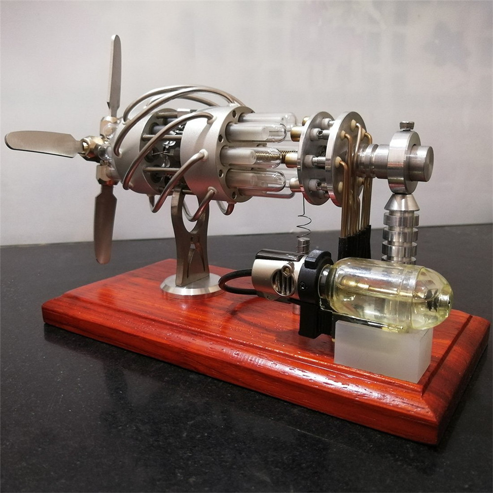 STARPOWER 16 Cilindro De Quartzo Do Tubo De Combustão Externa de Ar Quente Stirling Motor Modelo STEM Motor Motor
