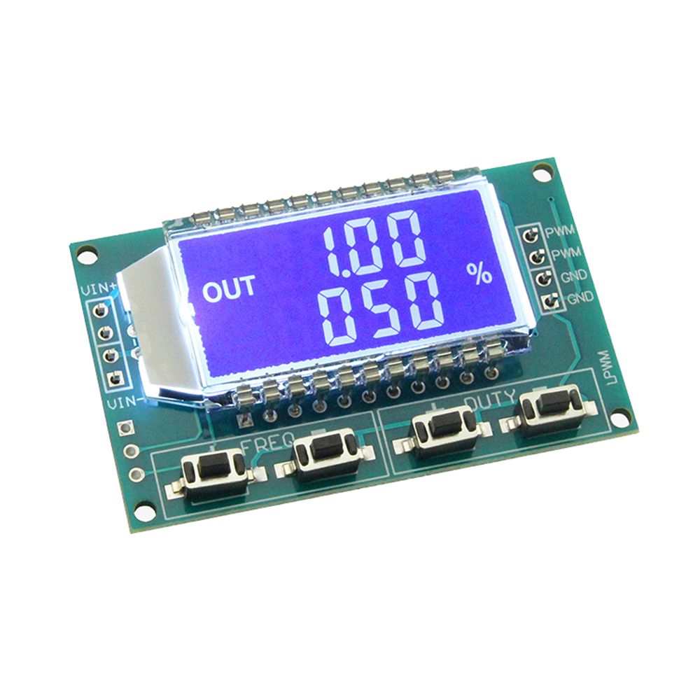 10pcs Signal Generator PWM Pulse Frequency Duty Cycle Adjustable Module With LCD Display 1Hz-150Khz 3.3V-30V