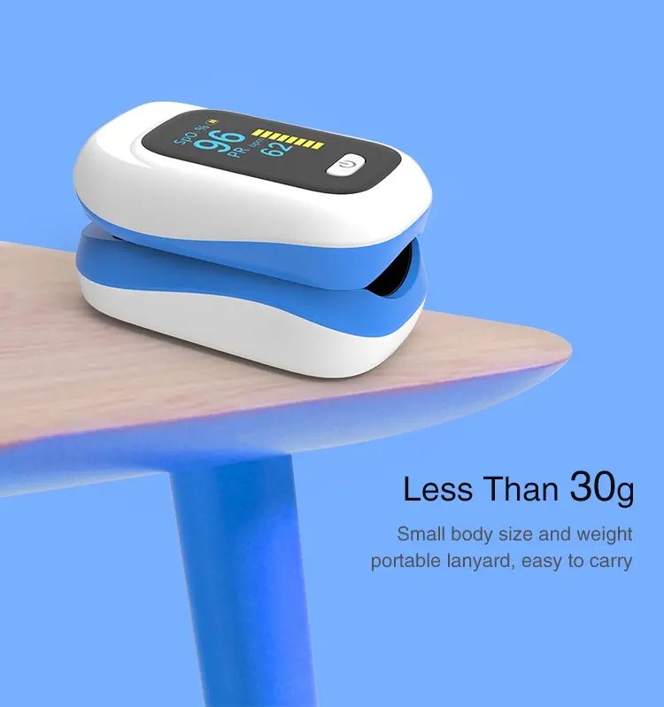 BOXYM YK-80X Mini OLED Finger-Clamp Pulse Oximeter Home Heathy Blood Oxygen Saturation Monitor