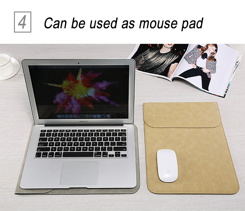 Laptop Sleeve Bag Laptop Protective Case With Power Adapter Storage Bag for 13 13.3 15.4 inches Laptop MacBook Pro Air Xiaomi
