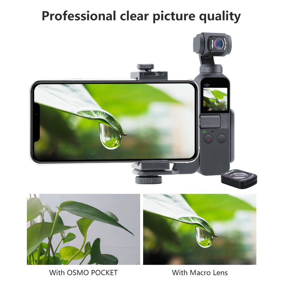 Ulanzi Magnetic 10X OP-6 Macro Lens Camera Lens for DJI Osmo Pocket Camera Gimbal Professional Accessories - Photo: 3